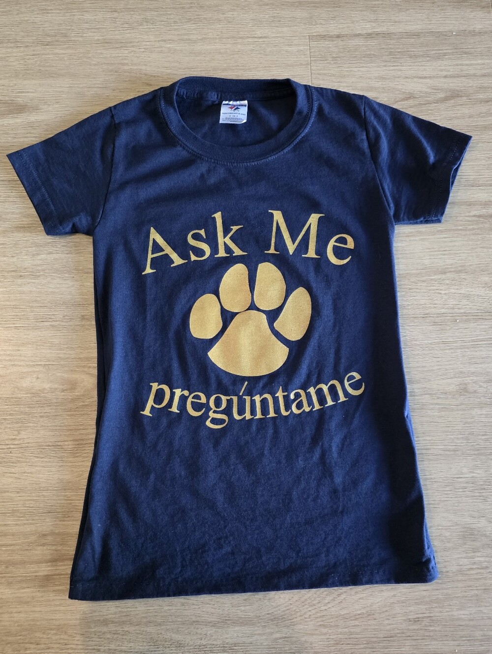 Ask Me Preguntame Vintage Fitted Modified T-shirt XS